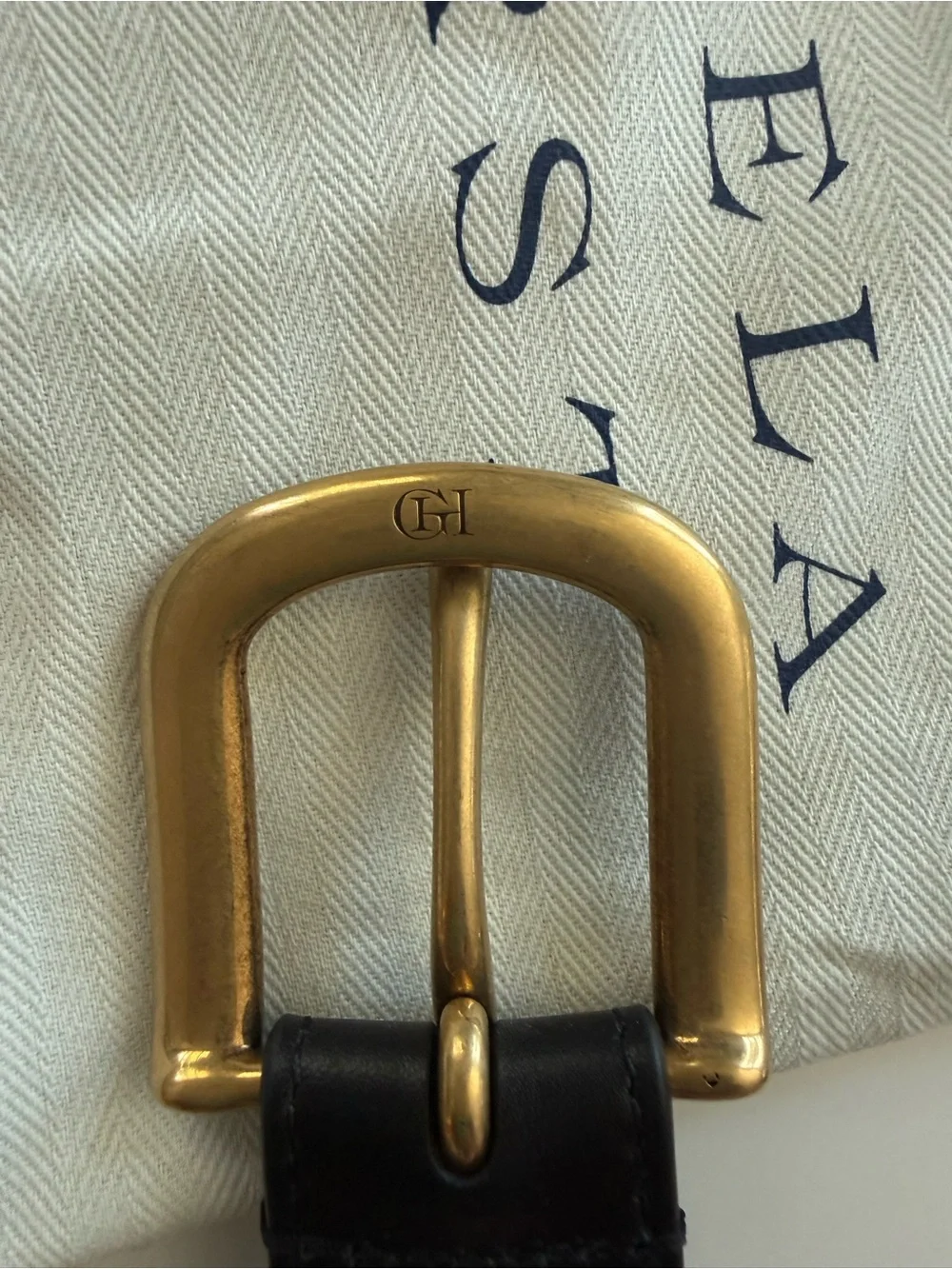 Gabriela Hearst Sam Leather Belt